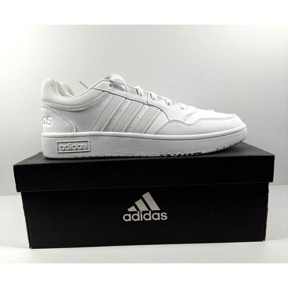 Adidas Womens Hoops 3.0 Shoes Womens 11 White Basketball GW3036